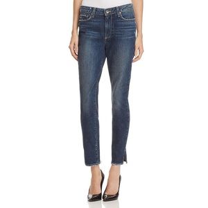 PAIGE ' HOXTON ANKLE PEG ' SIDE SLIT JEANS